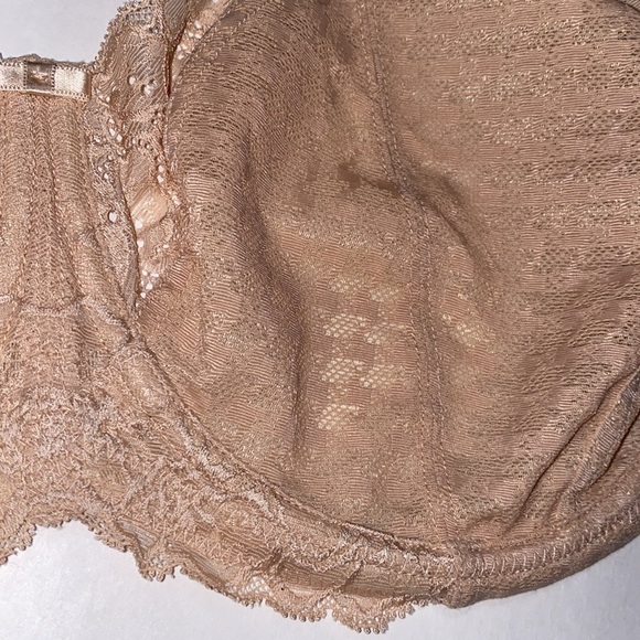 38J 38GG Panache Houndstooth Lace Underwire Bra No padding Semi-Sheer Quality D7 - Picture 6 of 16